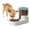 Transparent and blue, variant on Kathson Automatic Dog Feeder,Gravity Dog Food Dispenser,Large Capacity Auto Pet Bowls,Dry Food Self Feeding Station Bowl for Cats,Dogs,Blue
