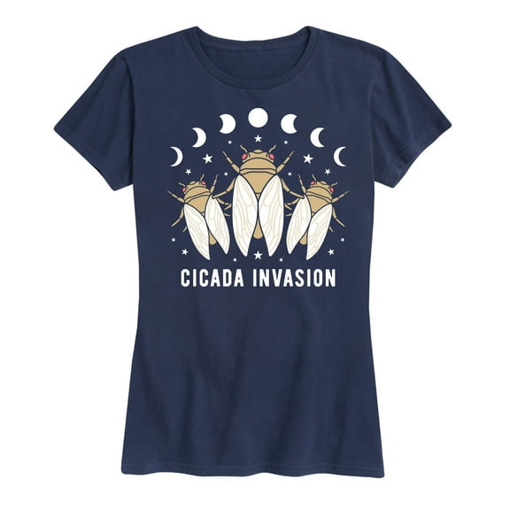 Instant Message - Cicada Invasion - Women's Short Sleeve Graphic T-Shirt