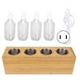 thumbnail image 2 of 4 Bottles Fast Heating Multi Purpose Massage Oil Heater for Easy Absorption, Constant Temperature Control System, Ideal for Massage Oils, Skin Care Products with Removable Bottles, 2 of 8