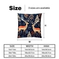 thumbnail image 5 of Elk Deer Velvet Pillow Covers Set of 2 with Unique Patterns for Decorative Pillows - 16x16, 18x18, 20x20 Inches for Various Occasions, 5 of 6