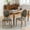 Olive Green1, variant on French Style Solid Wood Frame Antique Painting Linen Fabric Back Dining Chair,Set of 2,Beige