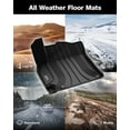 thumbnail image 5 of 3W Floor Mats For Hyundai Elantra 2021-2024 (Not for Hybrid or Elantra N) Custom Fit TPE All Weather Car Mats For Hyundai Elantra 1st & 2nd Row Full Set Floor Liners Black, 5 of 5