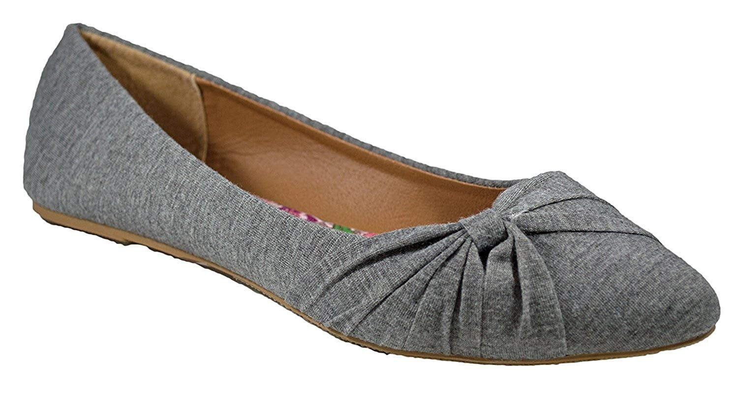 cute grey flats