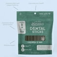 thumbnail image 4 of Dog Treat Naturals: Dental Sticks - Chickpea & Mint - 10oz (20ct), Dog Chew Treats, Freshen Breath, Fight Plaque & Tartar, Helps Clean Teeth, USA Made, 4 of 11