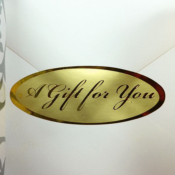 Gold Envelope Seals 21/2 X 1 by Paper Mart