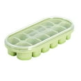 thumbnail image 2 of Clearance Ice Cube Mold under $5,Press Ice Tray Ice Cube Home Refrigerator Large Capacity Storage Ice Box Food Grade Silicone Ice Tray, 2 of 4