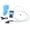 B, variant on Portable Camping Shower Pumps Rechargeable Electric Shower Pumps Outdoor Handheld Shower Head Sprayer Easy to Use