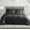 Dark Gray, variant on American Home Collection Comforter Set - Extra Soft Microfiber - 2 Piece Comforter and Pillow Sham Set - Twin/Twin XL, Dark Gray