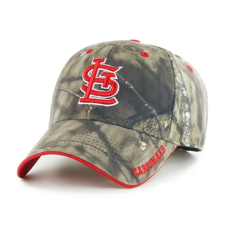 Fan Favorite MLB Mossy Oak Adjustable Hat, St. Louis (Best Looking Mlb Hats)