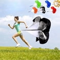 thumbnail image 4 of Vitesse de Course Parachute Résistance à la Vitesse Parachute avec Sangle Réglable pour Accélération Course Entraînement Noir, 4 of 9