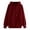 Red, variant on Women's Casual Solid Color Hooded Pocket Long Sleeve Pullover Sweatshirt Side Zip Hoodies Women Hoodies with Zipper Sweater Jacket Women Long Hoodies for Women Clothe Top Graphic Sweatshirts Hoodies