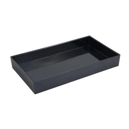 

20.25 x 11.25 x 2.75 in. Melamine Underliner Black