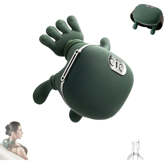 Therapalm Neck and Back Massager, Therapalm Neck Massager for Shoulder, N7 Lower Abdominal,Heat Electric Hand Massagesage (1PCS)