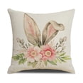thumbnail image 1 of Puntoco Easter Cute Rabbit Pillow Headrest Pillow Cover Household Sofa Pillow Linen Dirty and Versatile Cushion, 1 of 1