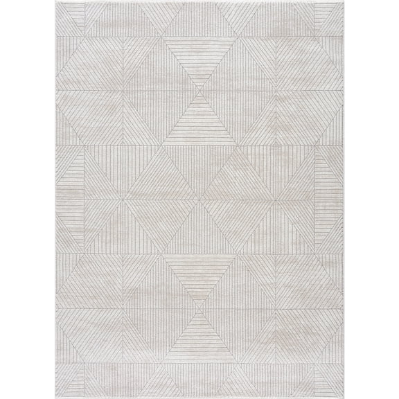 United Weavers Reserve Area Rug 770 30399 La Luna White, 8' x 11'