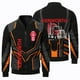 thumbnail image 3 of Chaqueta de manga larga con estampado de logotipo de camión 3D para hombre, chaqueta de vuelo con cuello redondo y cremallera, nueva de otoño e invierno, 3 of 4
