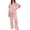 Beige Cherry, variant on Ekouaer Womens Silky Satin Pajamas Set Short Sleeve Button Down Sleepwear 2 Piece Lounge Set Pj Set