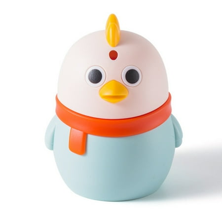 

Hadanceo Toothpick Box Mini Large Capacity Dust-proof Plastic Cartoon Chicken Automatic Pop-up Toothpick Storage Box for Dining Table