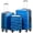 Blue, variant on Coolife Hardside Luggage 3 Piece Set with TSA Lock, Spinner Wheels, Telescopic Handle, Lightweight Travel Suitcases (Blue, 3 piece set)