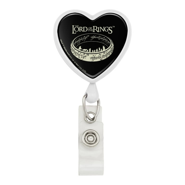 Lord of the Rings The Journey Heart Lanyard Retractable Reel Badge ID Card  Holder 