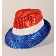 RWB SEQUIN FEDORA