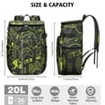 thumbnail image 3 of Cooler Backpack 26 Cans Portable Backpack Coolers Insulated Leak Proof,Camping Cooler Backpack for Travel,Beach,Camping,Picnic,Lunch Backpack for Office Workers Family Travelers, 3 of 6