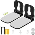 thumbnail image 1 of 1 par de soportes de pared para barra de sonido, universales, para altavoces, estante flotante con adhesivo, 1 of 8