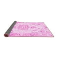 thumbnail image 2 of Ahgly Company Indoor Square Persian Pink Traditional Area Rugs, 4' Square, 2 of 4