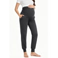 thumbnail image 2 of WOOXIO Women's Over The Belly Pregnancy Activewear Jogger Maternity Pants, 2 of 3