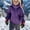 Purple, variant on Zecgelong Girls Winter Down Jacket Warm Thickened Thermal Coat Windproof Cold Weather Outerwear For Toddler Kids Youth