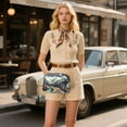 thumbnail image 6 of FORMRS Women Crossbody Purse with Chain Strap Vegan Leather Shoulder Handbag, Evening Mountain Road, 6 of 7