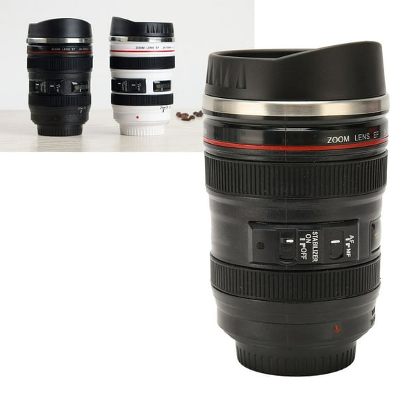 Coffee Mug Portable Travel Cup Photo Stainless Steel Lens Mug Great Gifts for Photographers Home Supplies