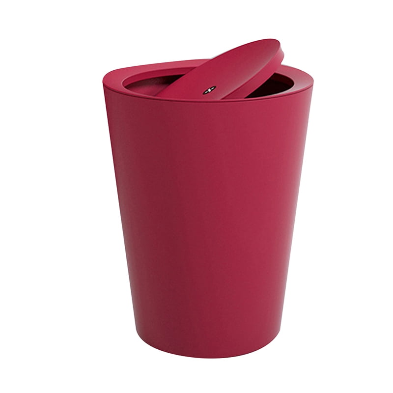 Trash Can with Swingtop Lid 360 Degree Flip 9L Bathroom Kitchen Home