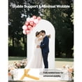 thumbnail image 4 of KFFKFF Arch Backdrop Stand, 7.2 x 4 ft, Stable Structure, Easy Assembly, 1 Set Gold Metal Arch Backdrop Stand with Cover, 4 of 9
