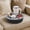 Black-gray, variant on Round Serving Tray Black-gray 4-cup Couch Bedside Drink and Remote Holder