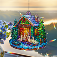 thumbnail image 4 of 89Bloom Personalized Duck Farm Ornament, Custom Duck Farm craft stained glass, Suncatcher Craft Stained Glass, 4 of 8