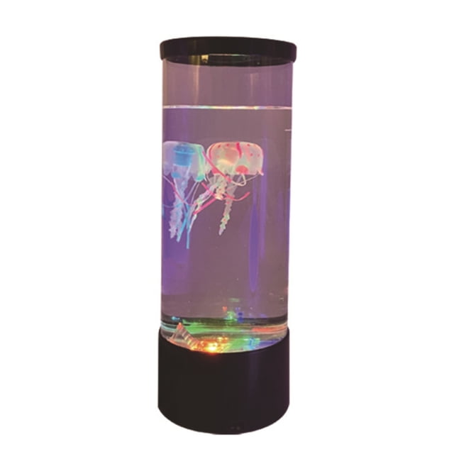 Lámpara LED de medusa que cambia de color y que aporta un fascinante toque decorativo a la mesa del dormitorio y la oficina