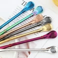thumbnail image 5 of Hadanceo Drinking Straw Spoon Yerba Mate Tea Filter Stainless Steel Bombilla Gourd Reusable Bar Accessory for Kitchen, 5 of 7