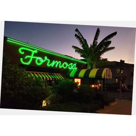 Formosa Café cafe Poster 27"x40" 27x40 At Sunset West Hollywood Santa Monica Blvd Multi-Color Square Adults Best Posters