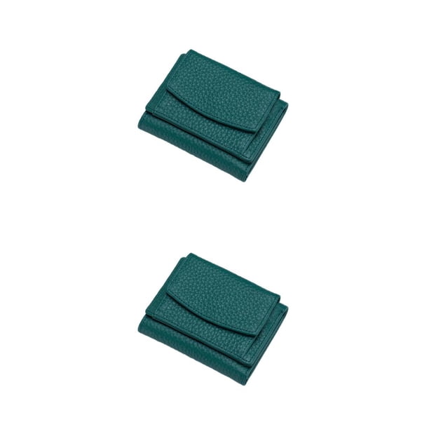 Sonducket Carteras elegantes y versátiles para mujer - Para regalar Cartera para mujer Disponible en muchos colores Ideal para regalos verde verde oscuro 2Conjunto