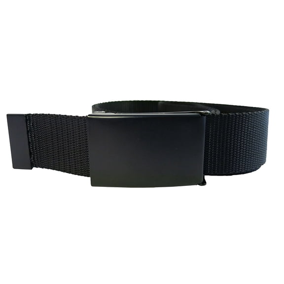 Insect Guard Permethrin Treated InsectGuard Fabric Belt (Black) - Includes 1 Black 54 Inch Long Fabric Belt
