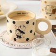 thumbnail image 5 of Taza de panda de 450ml, taza de silicona de alto valor con tapa, taza de agua de cerámica para niña, 5 of 5