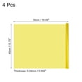 thumbnail image 2 of Uxcell 40x50cm Gel Color Filter Paper Polyester Film,Yellow 4 Pack, 2 of 5