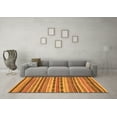thumbnail image 3 of Ahgly Company Indoor Rectangle Abstract Orange Modern Area Rugs, 6' x 9', 3 of 4