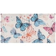 thumbnail image 2 of Butterflies Blue Pink 3 Ring Binders 1.5 inch Hardcover File Folders with Interior Pockets A4 Size Organizer for School Office Hospital Set of 2, 2 of 8