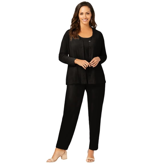Jessica London Women's Plus Size 4-Piece Stretch Knit Wardrober