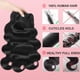 thumbnail image 2 of mechones de pelo con cierre Fdola Body Wave, brasileño, 22, 26 y 20 cm, 2 of 8