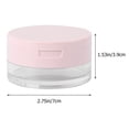 thumbnail image 2 of Milisten 2Pcs Portable Empty Loose Powder Box Mirror Powder Container Elastic Denser Little Mesh Makeup Case with Powder Puff Pink, 2 of 5