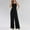 Black, variant on Baqcunre Women's Jumpsuit, Women's Petite Regular Tall Casual Loose Overalls Jumpsuits Sleeveless Wide Leg Pants Rompers Black L