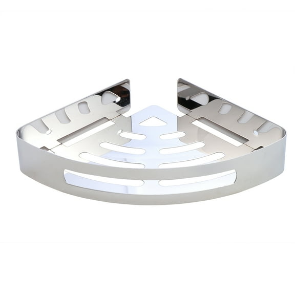SOPOTUTU Stainless Steel Adhesive Corner Shelf for Bathroom Kitchen Storage Organizer Rustproof